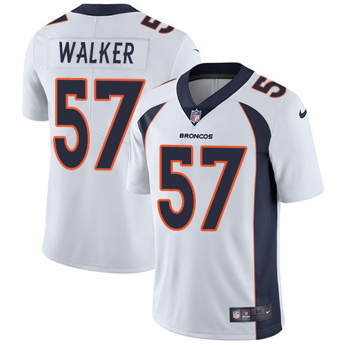 Nike Broncos #57 Demarcus Walker White Men's Stitched NFL Vapor Untouchable Limited Jersey - Click Image to Close
